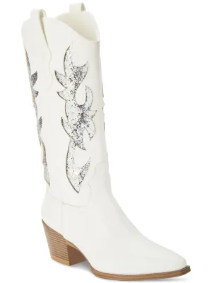 Lucah Womens Faux Leather Tall Cowboy, Western Boots