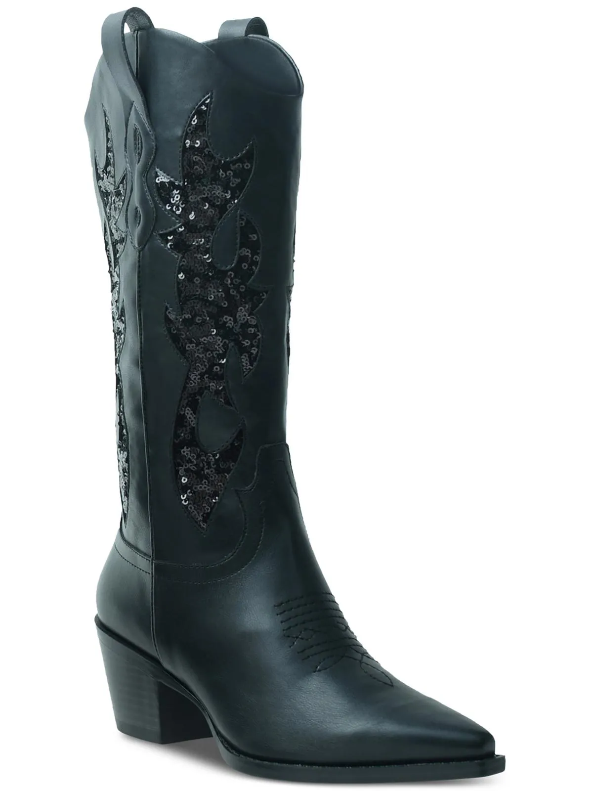 Lucah Womens Faux Leather Tall Cowboy, Western Boots