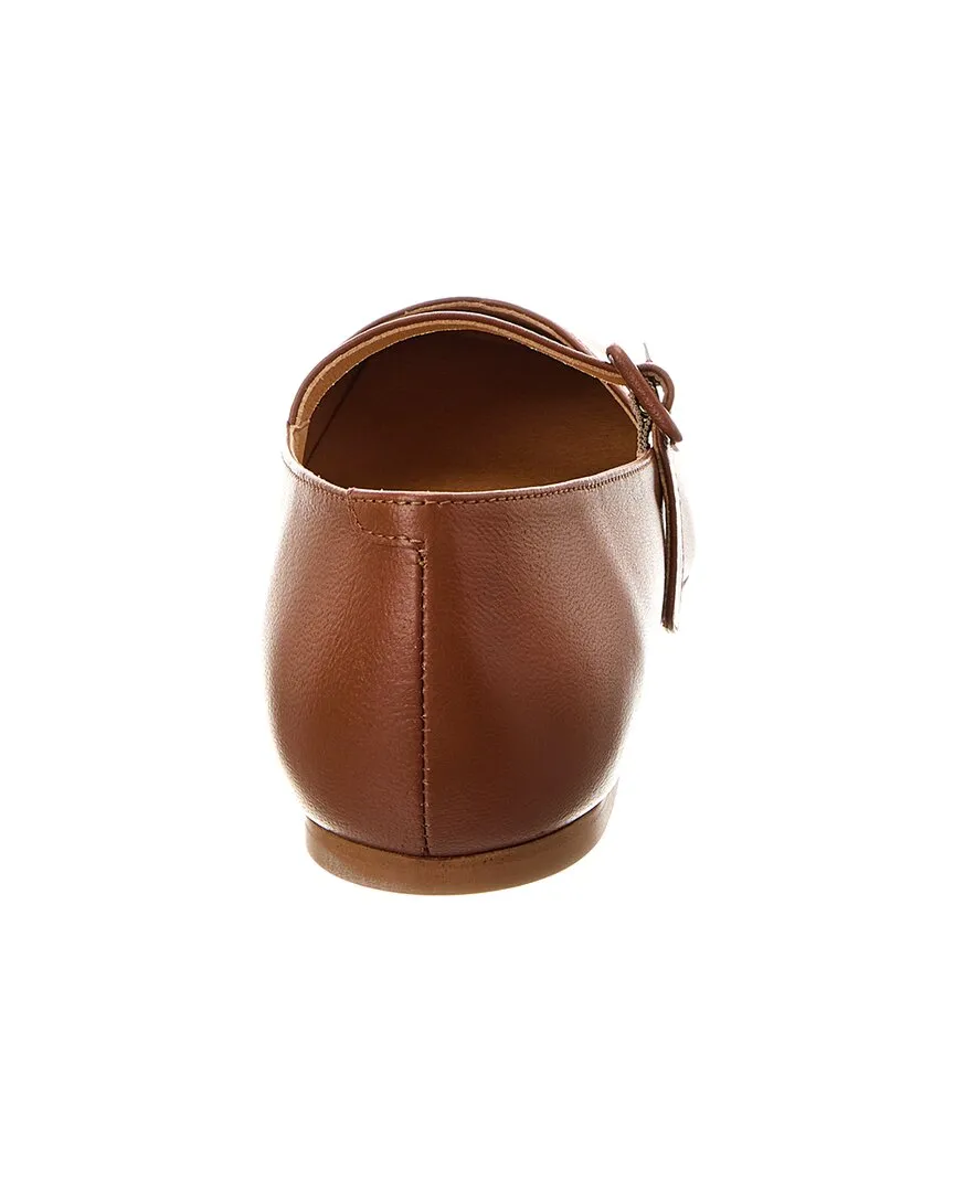 M by Bruno Magli Elissa Leather Flat
