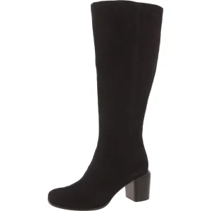 Maggie Womens Zipper Wide Calf Knee-High Boots
