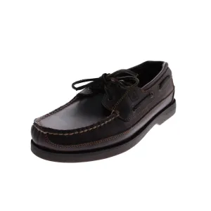 Mako 2 Eye Moc Mens Contrast Trim Leather Boat Shoes