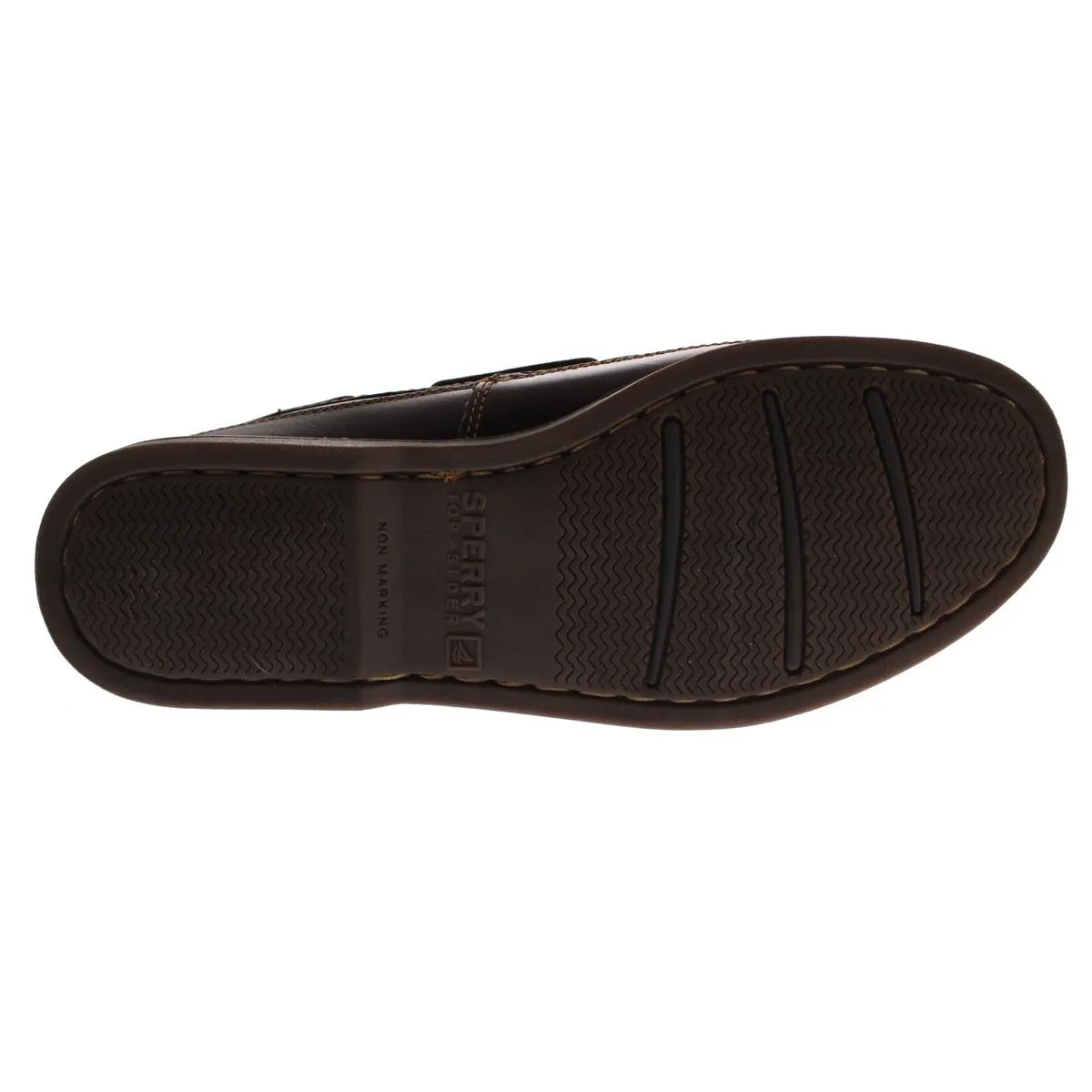 Mako 2 Eye Moc Mens Contrast Trim Leather Boat Shoes
