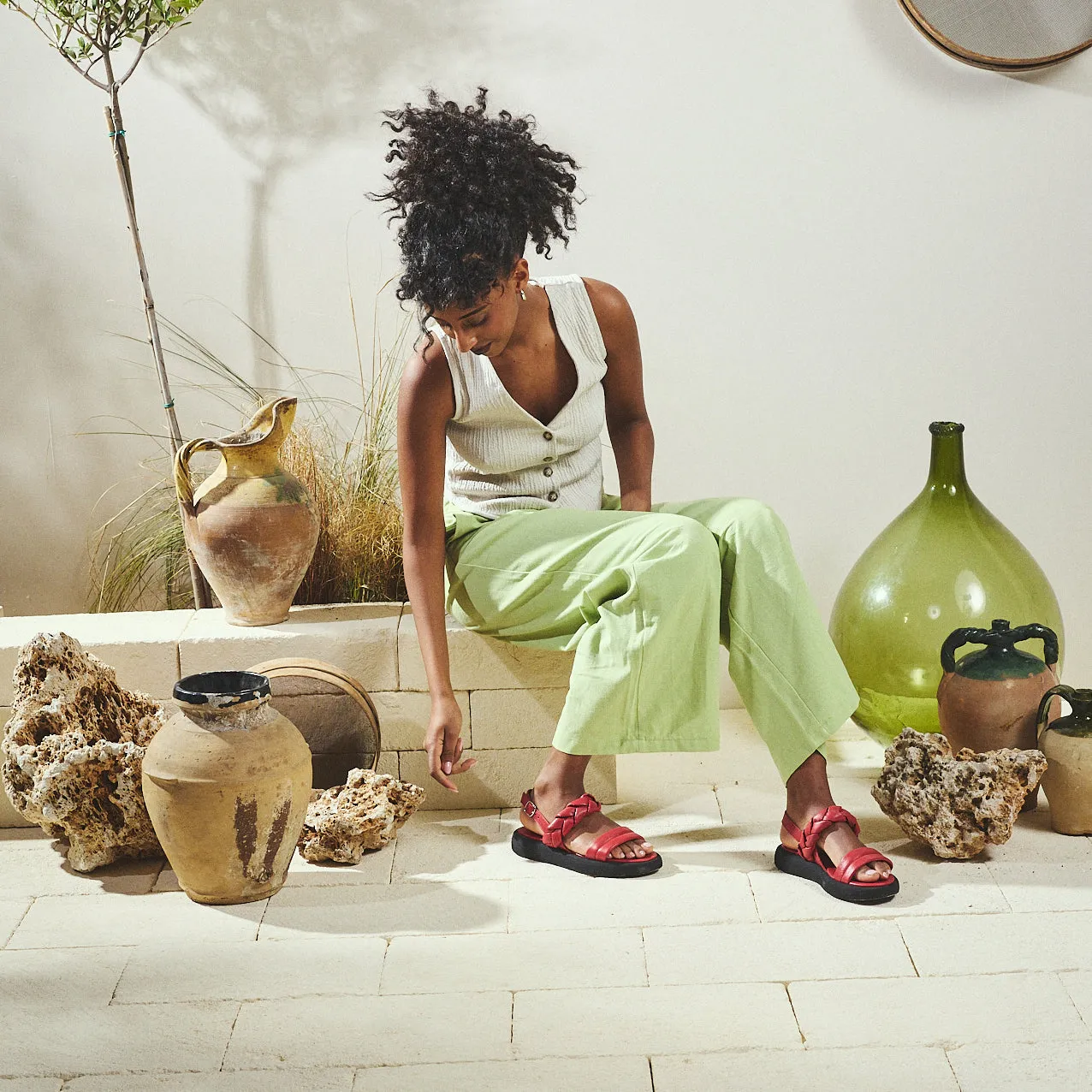 MARYLAND CERISE SANDAL