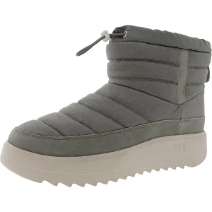 Maxxer Mini Mens Mixed Media Quilted Winter & Snow Boots