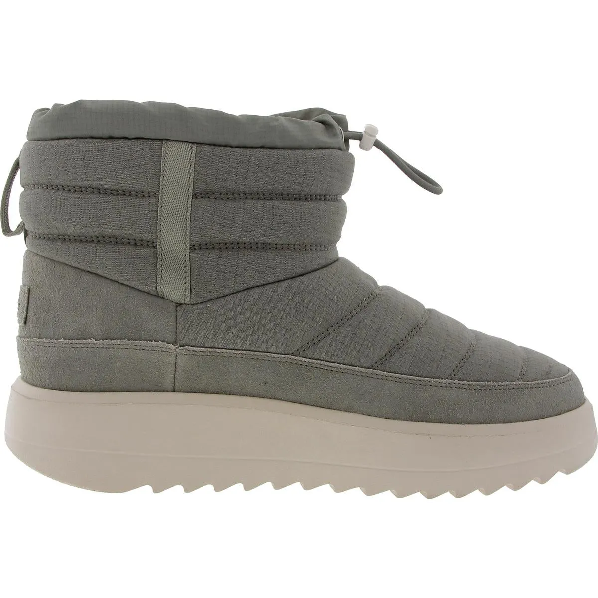 Maxxer Mini Mens Mixed Media Quilted Winter & Snow Boots