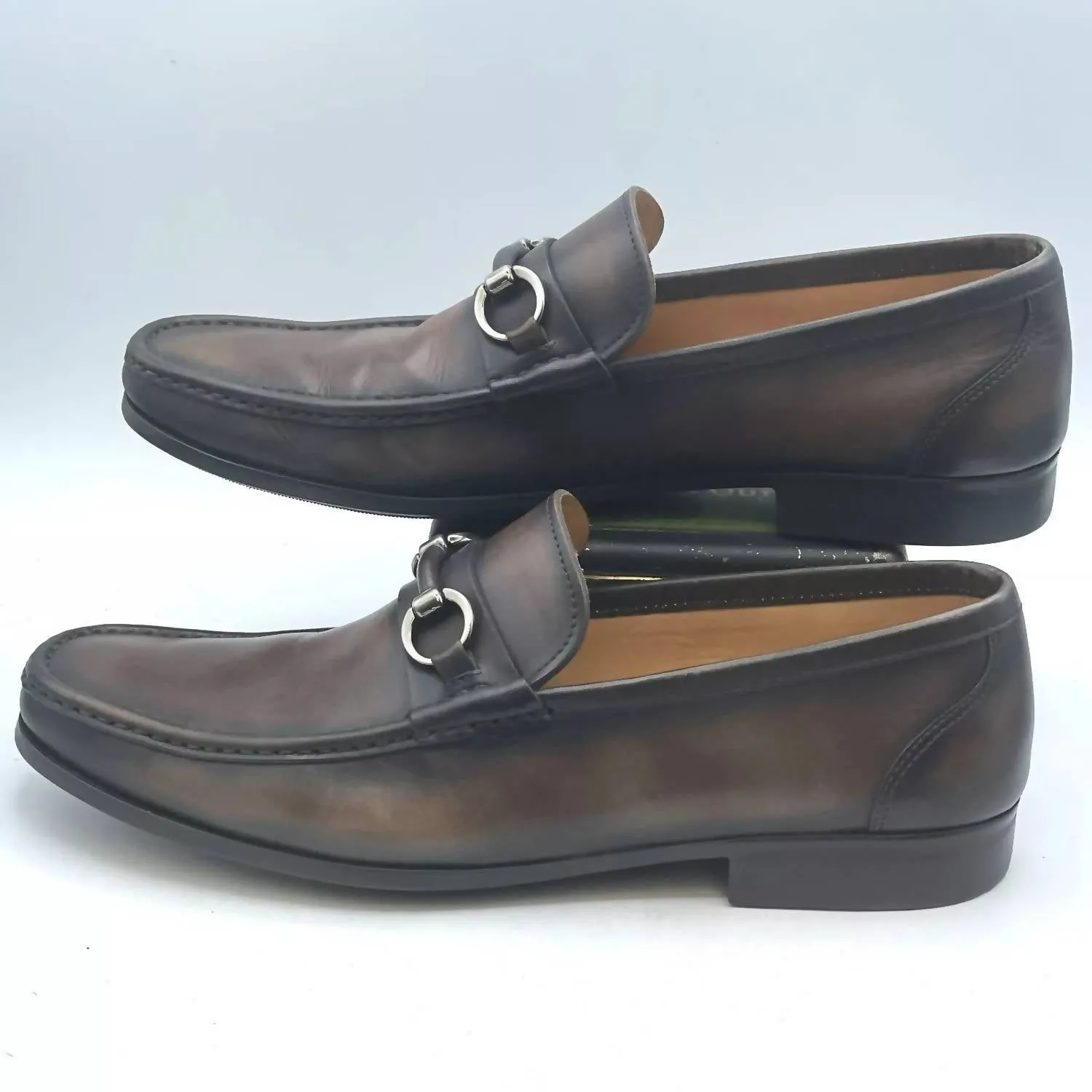 Men's Blas Leather Loafer In Cacao