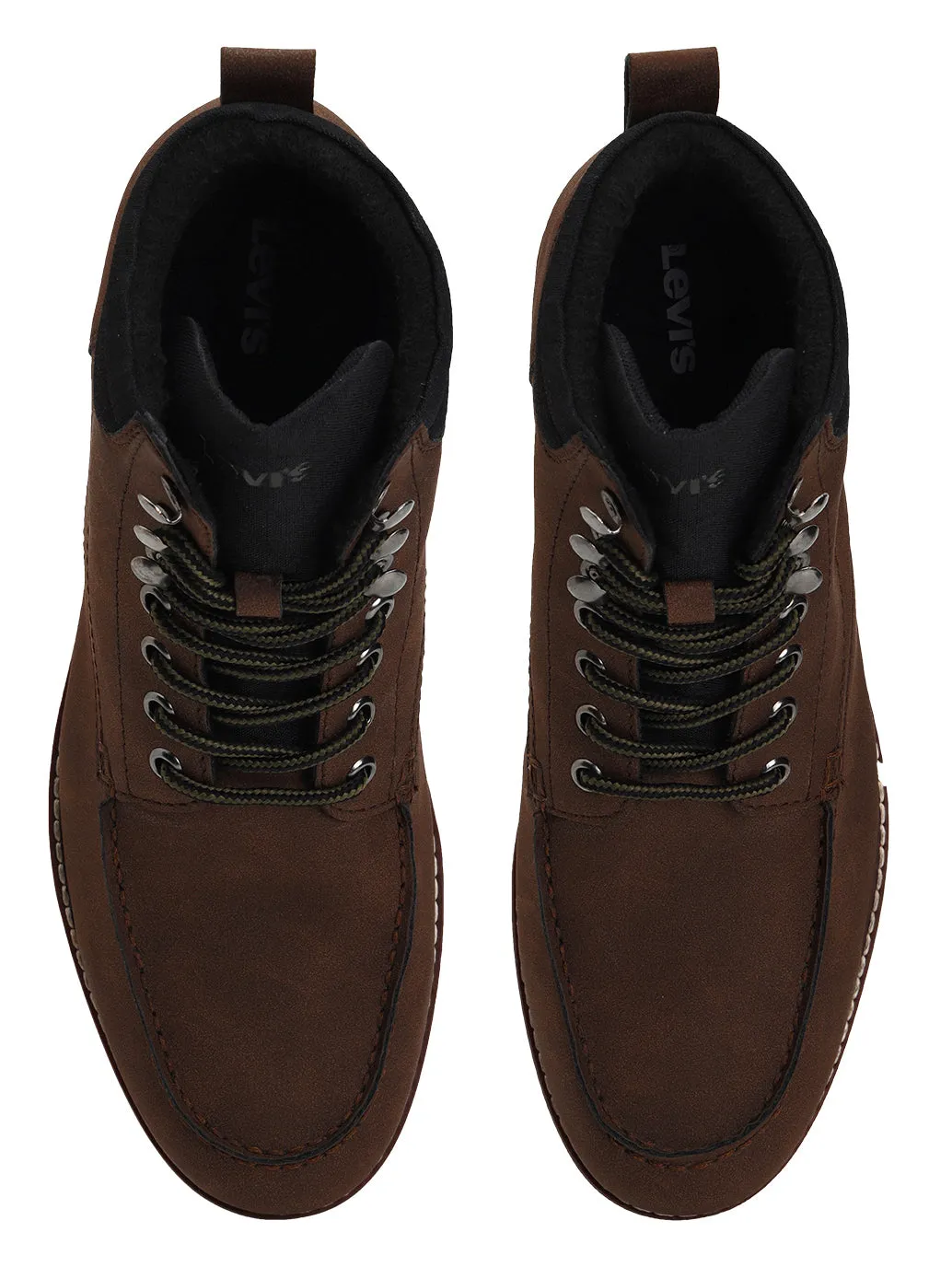 Men's Brown Solid Boots
