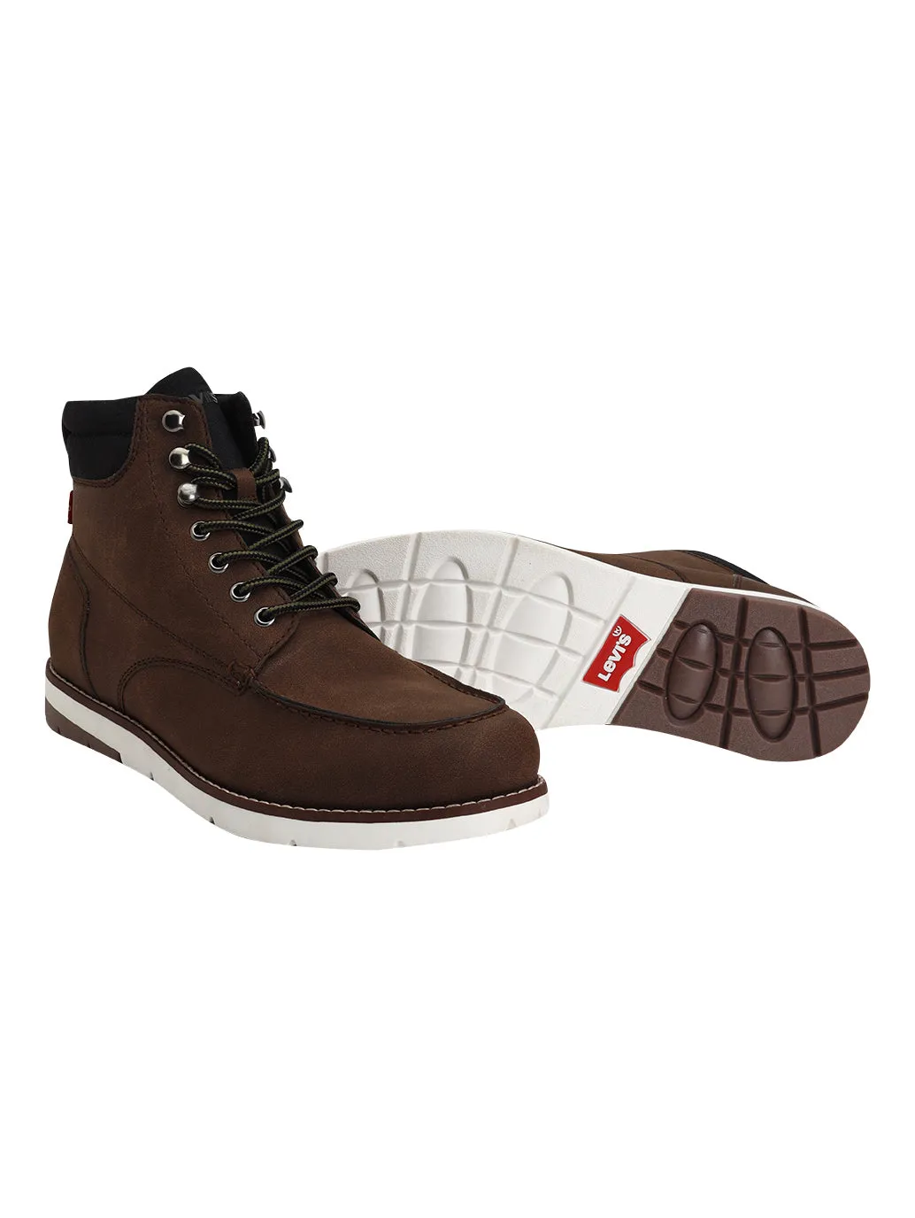 Men's Brown Solid Boots