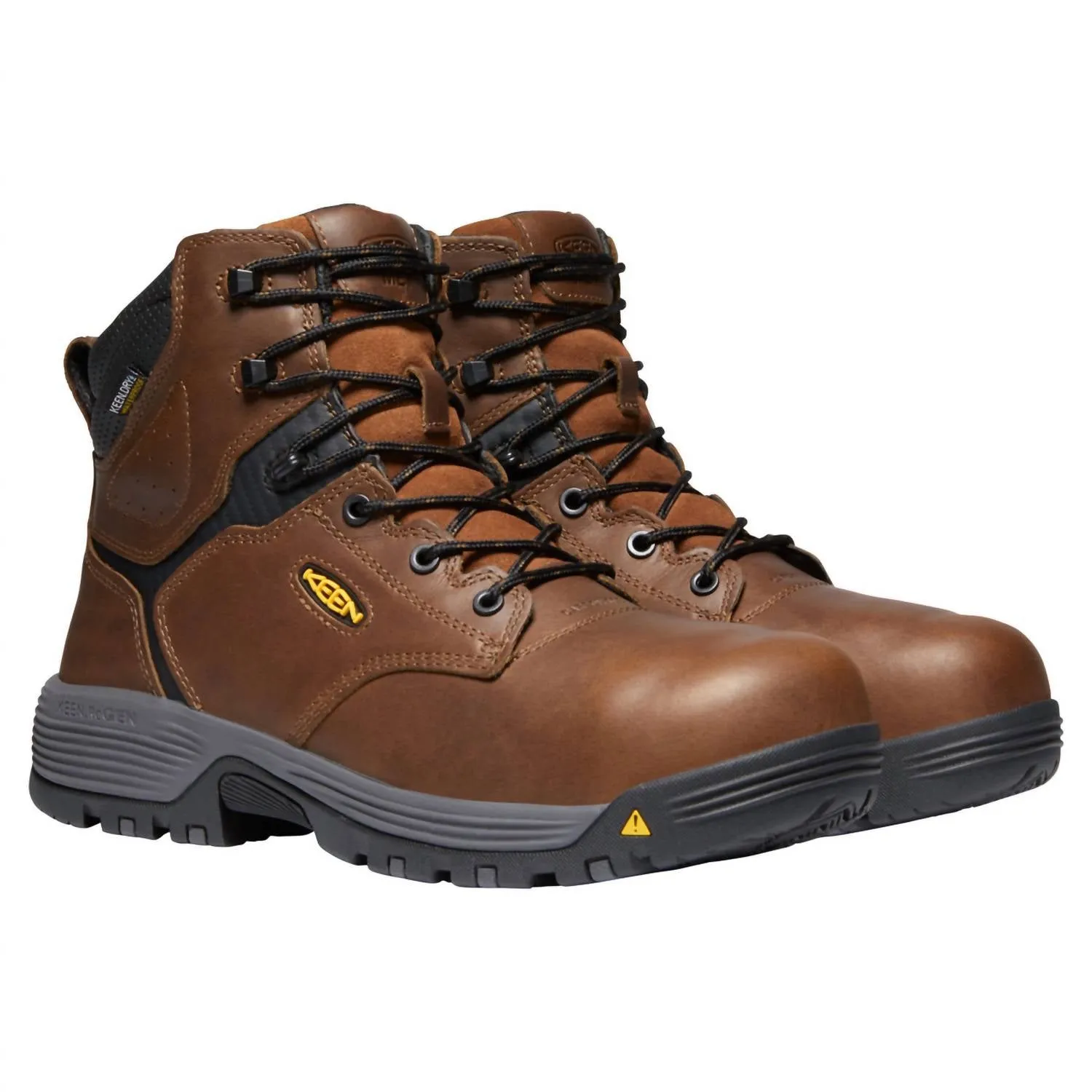 Men's Chicago Met Guard Work Boot In Brown/black