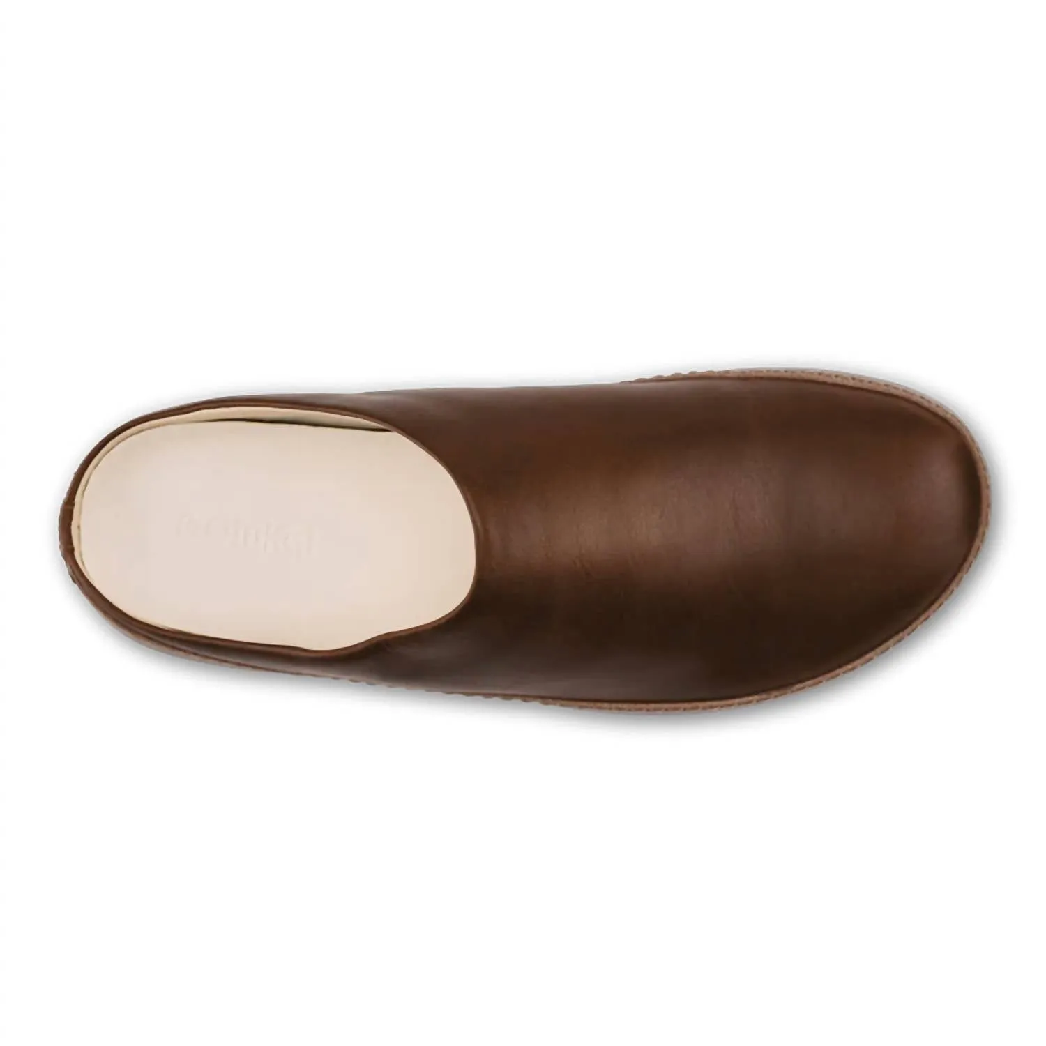 Men's Hamani Leather Slipper In Toffee/tan