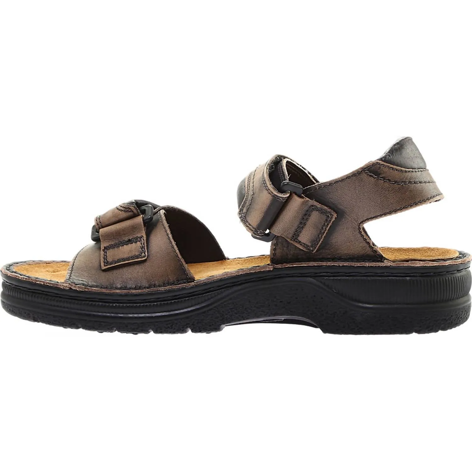 Men's Lappland Sandal In Vintage Grey Leather