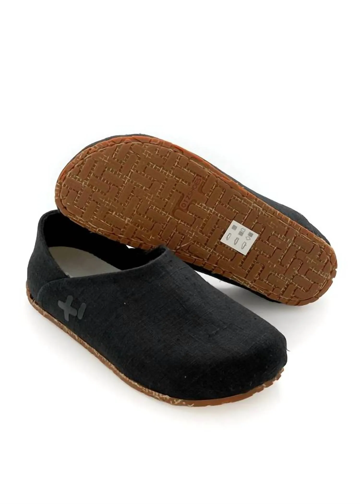 Men's Linen Espadrille In Nero