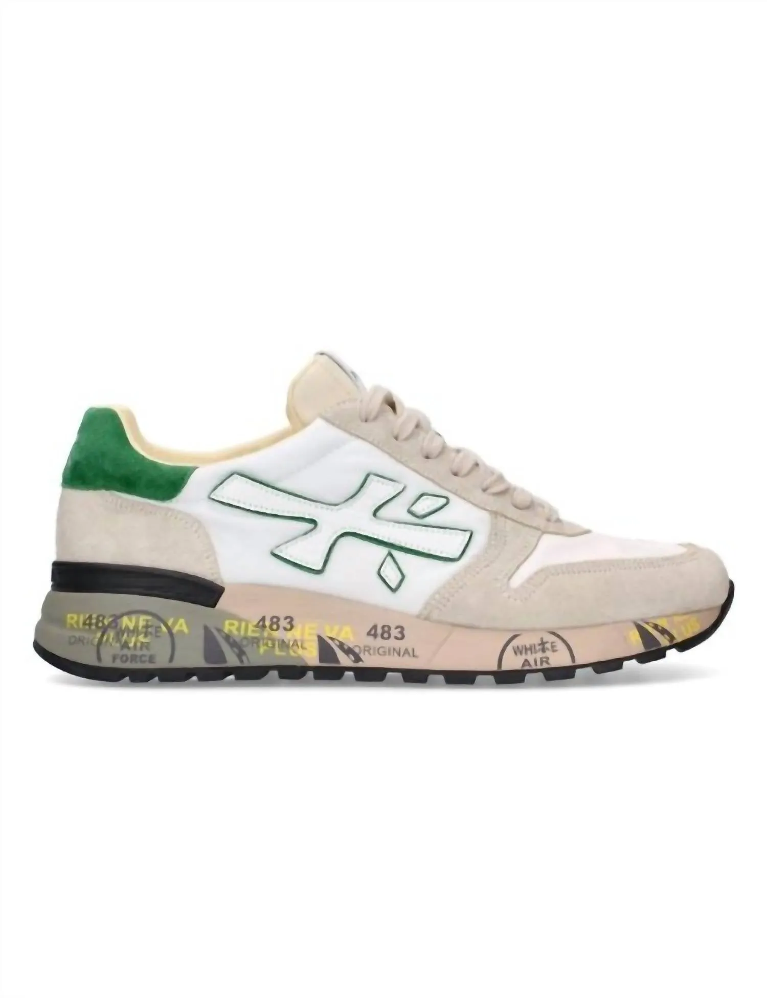 Men's Mick Sneakers In Beige/green