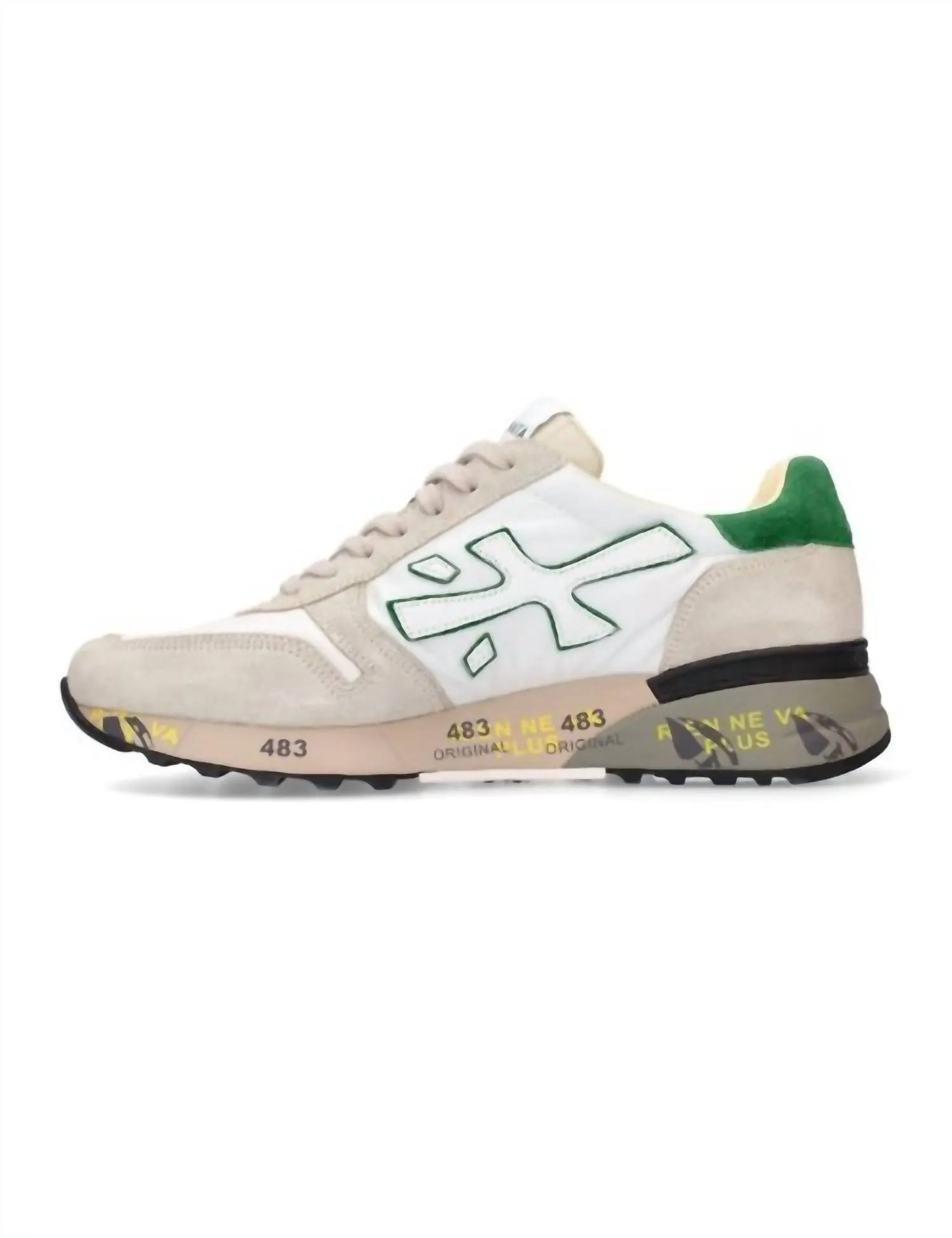 Men's Mick Sneakers In Beige/green