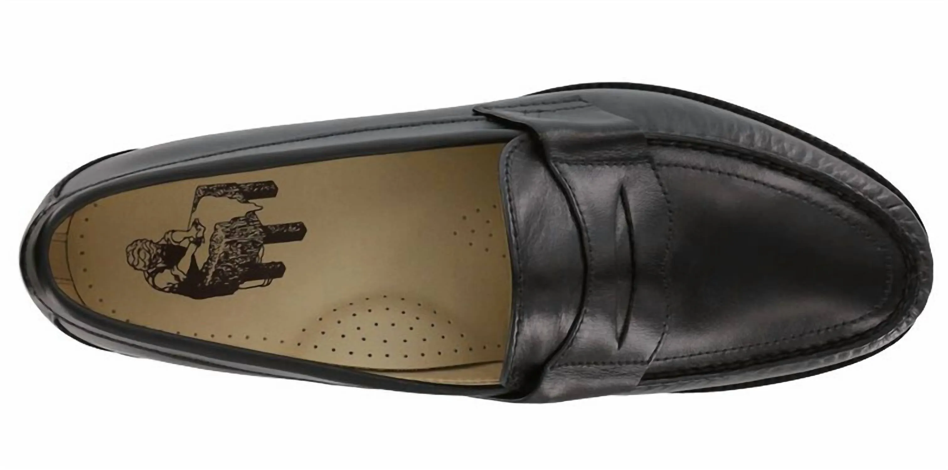 Men's Penny 40 Slip On Loafer - Wide Width In Black
