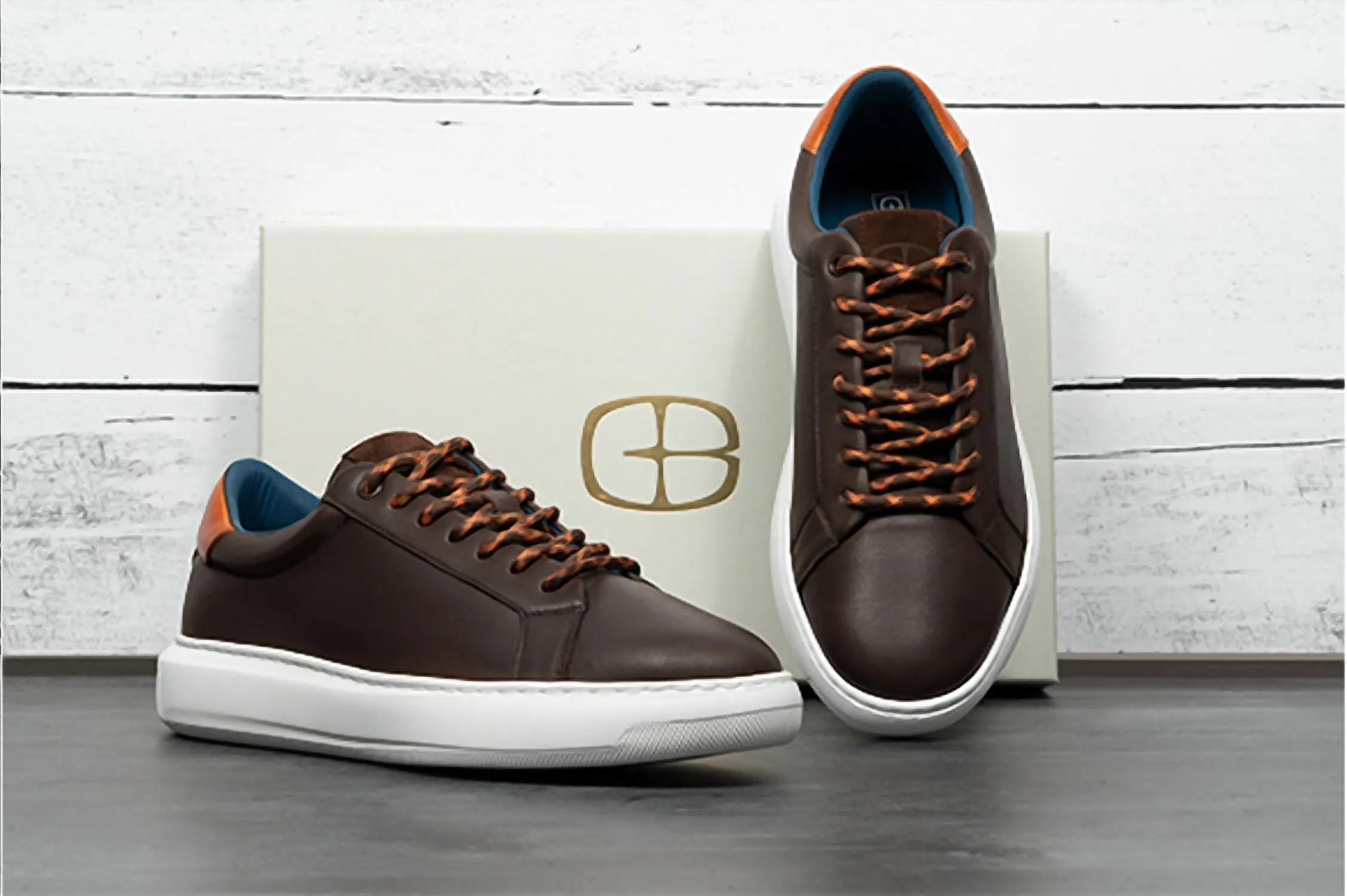 Men's The Puff Sneaker In Chocolate Calf