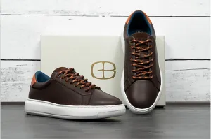 Men's The Puff Sneaker In Chocolate Calf