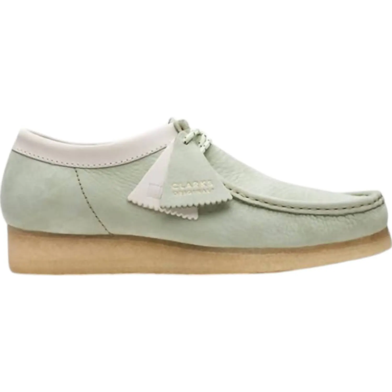Men's Wallabee Boots In Pale Green