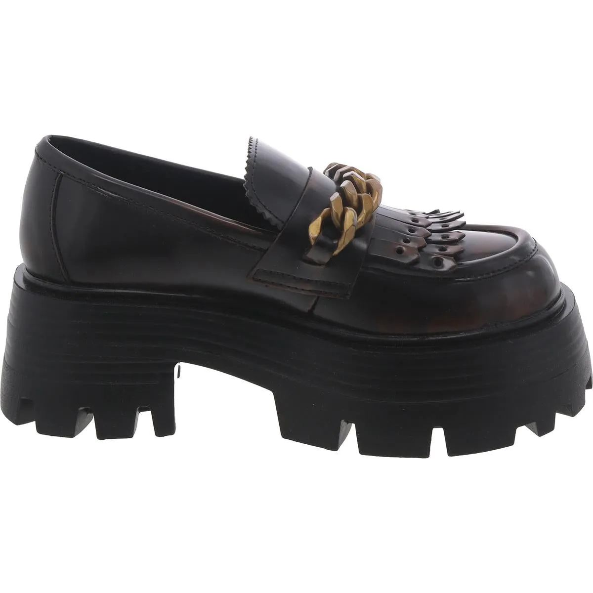 Merits Womens Faux Leather Loafers