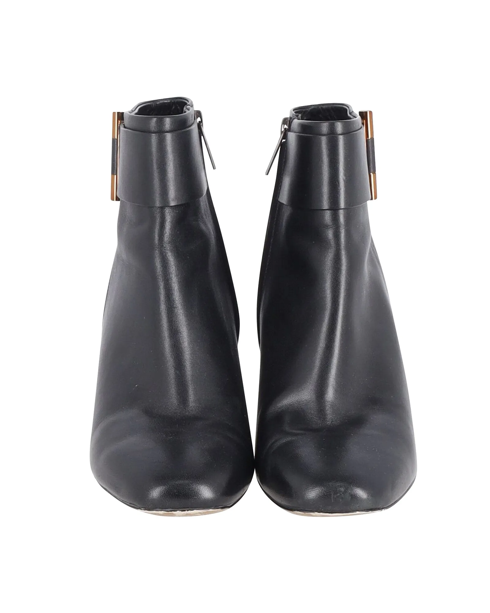 Michael Kors Gloria Ankle Boots in Black Leather