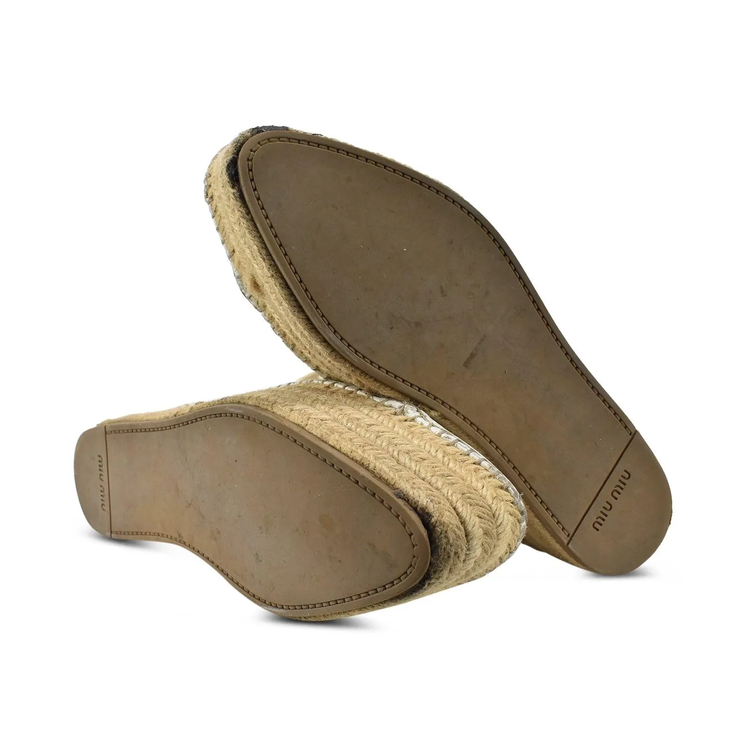 Miu Miu Platform Espadrilles - Women's 37