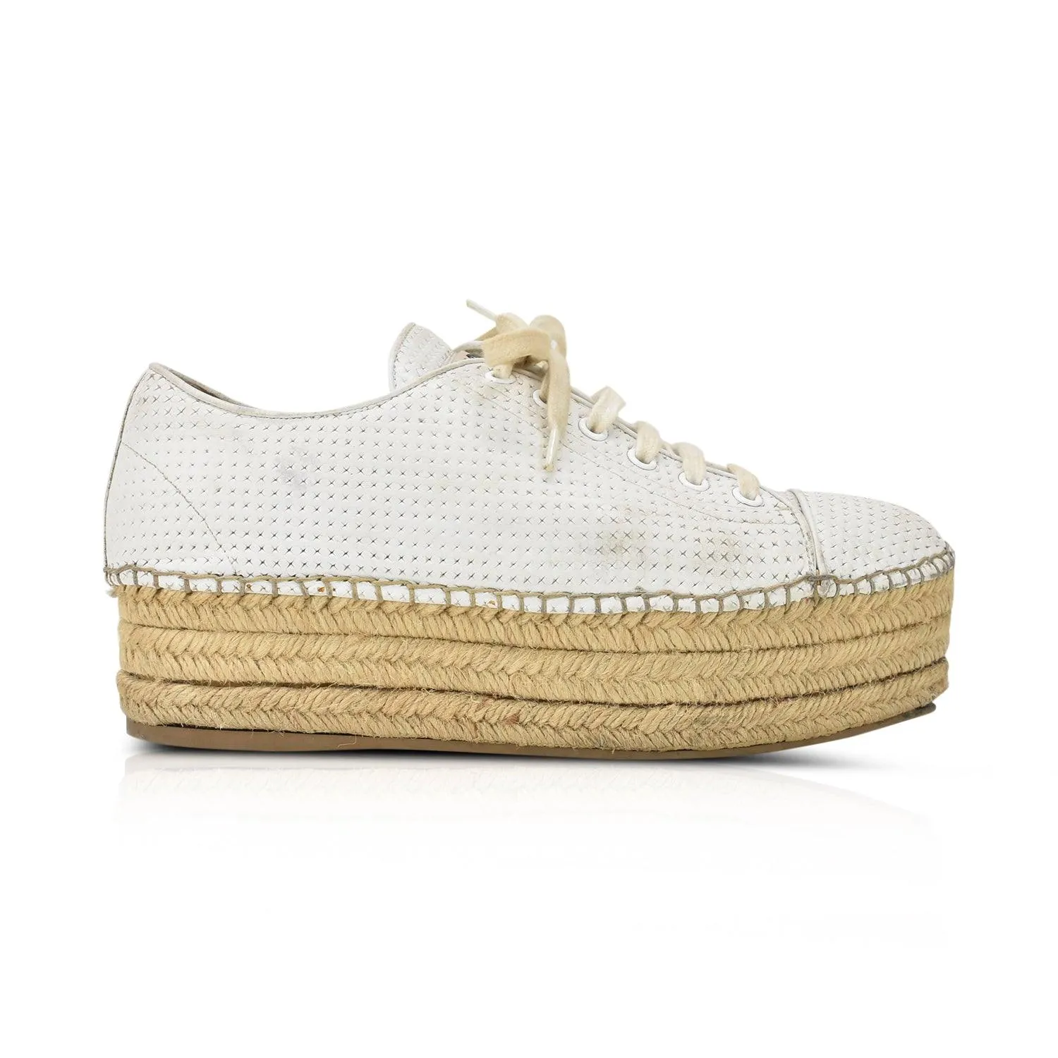 Miu Miu Platform Espadrilles - Women's 37