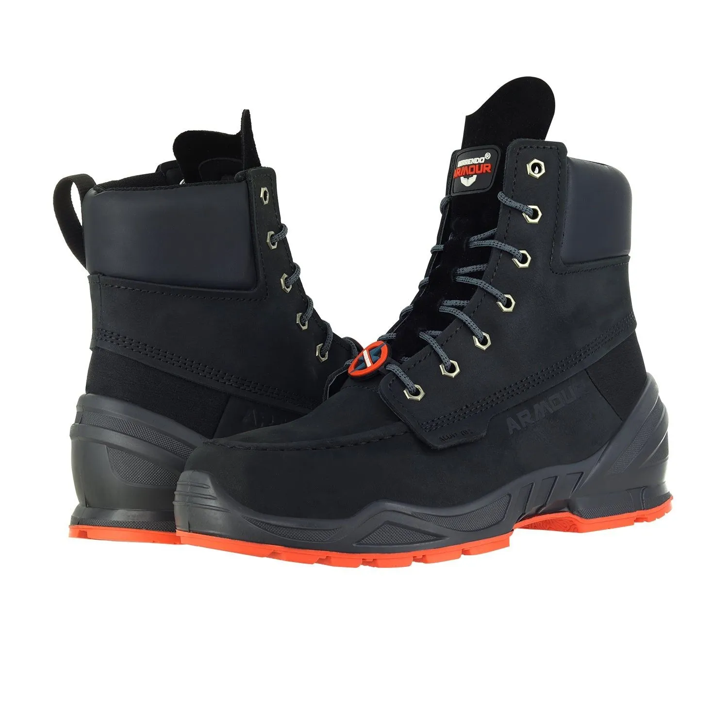 Moc Toe Work Boots For Men 8" Alloy Toe Boots and EH Rated