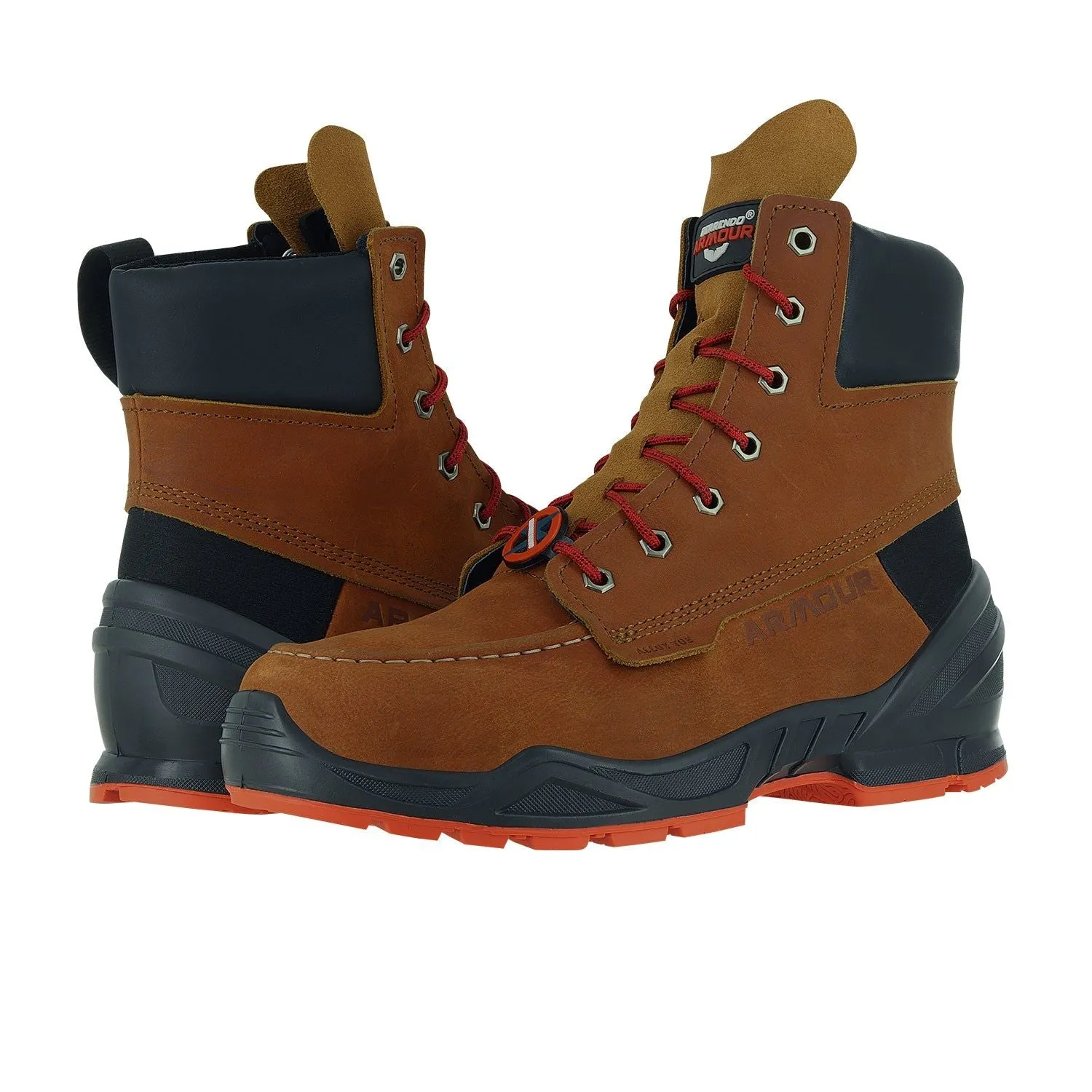 Moc Toe Work Boots For Men 8" Alloy Toe Boots and EH Rated