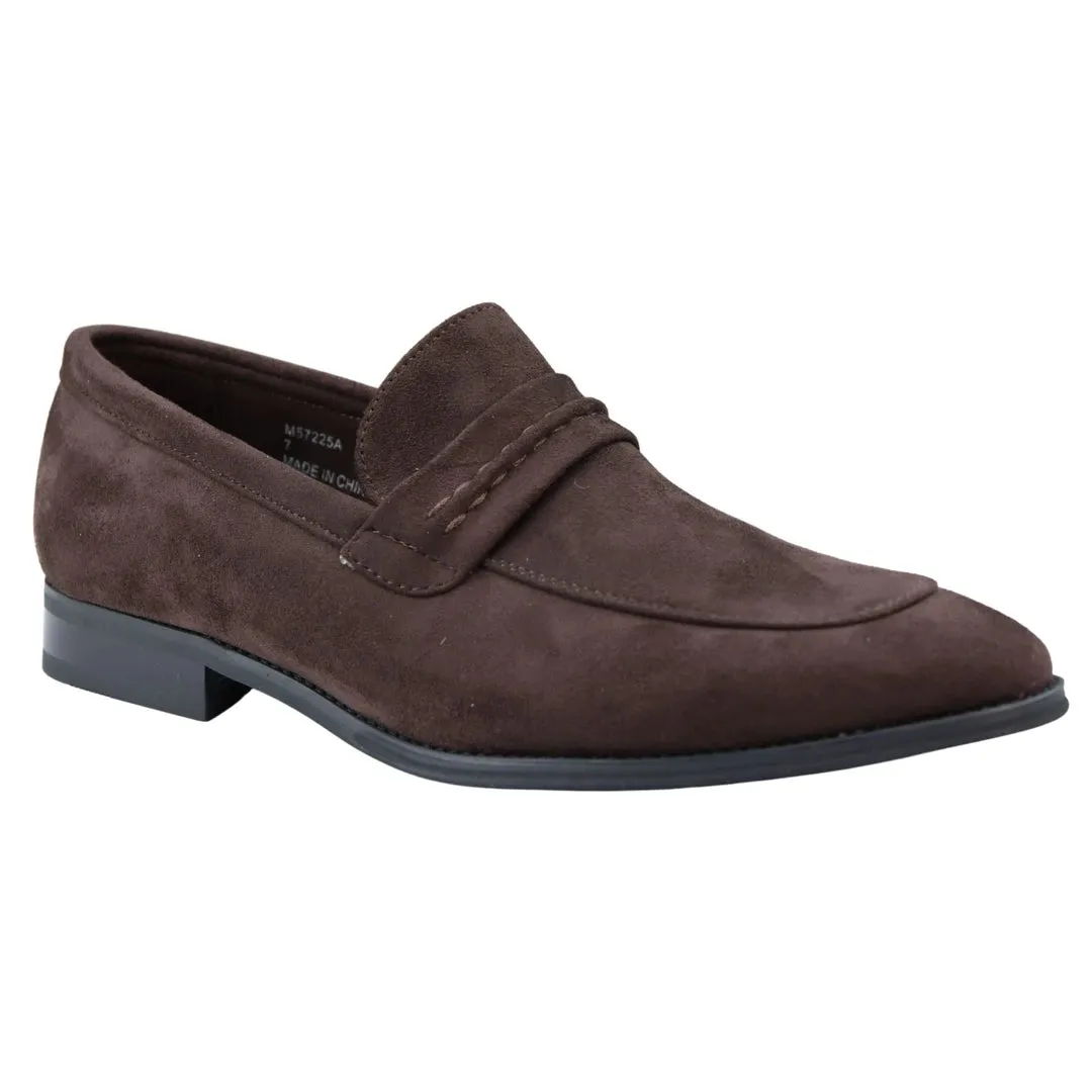 Moccasin Loafers Shoes Leather Lined Slip On Suede Smart Formal Shoe