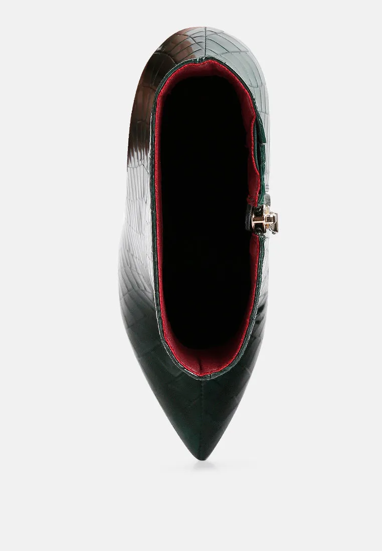 momoa high heel ankle boots