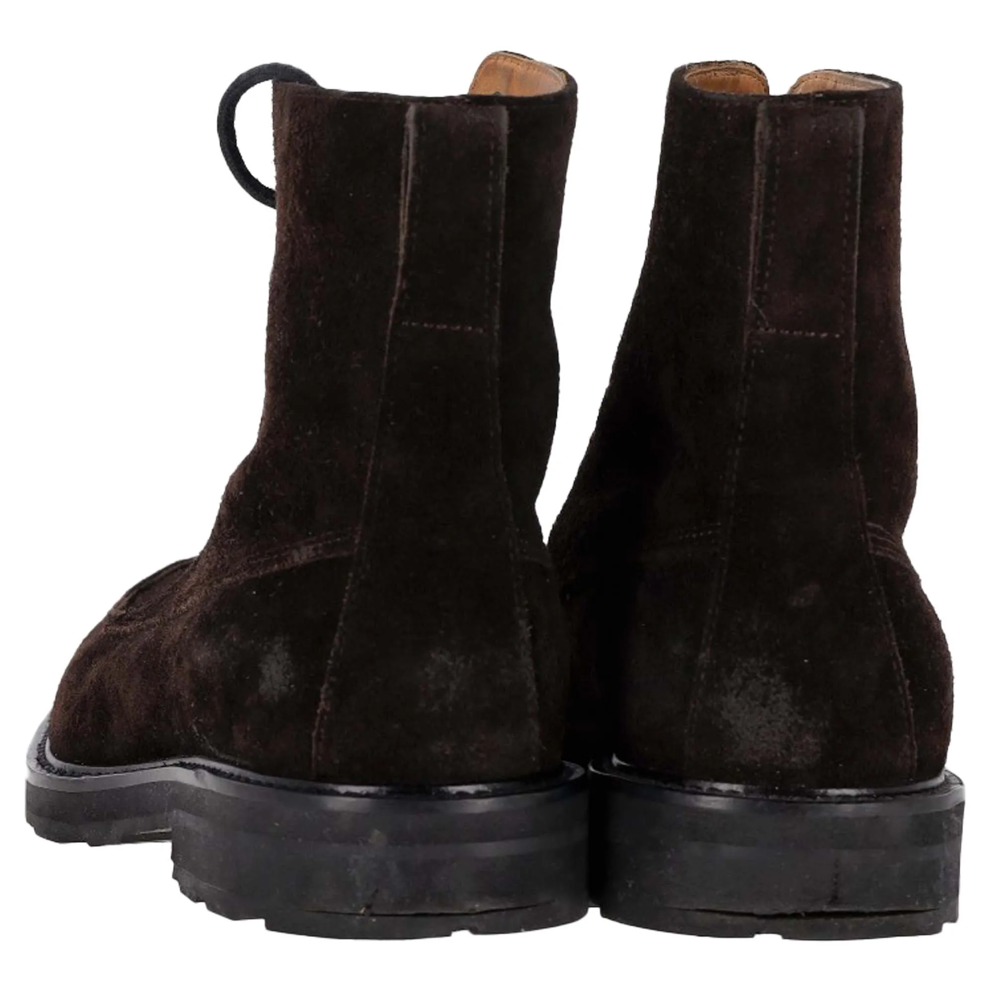 MR P. Jacques Lace Up Boots in Brown Suede
