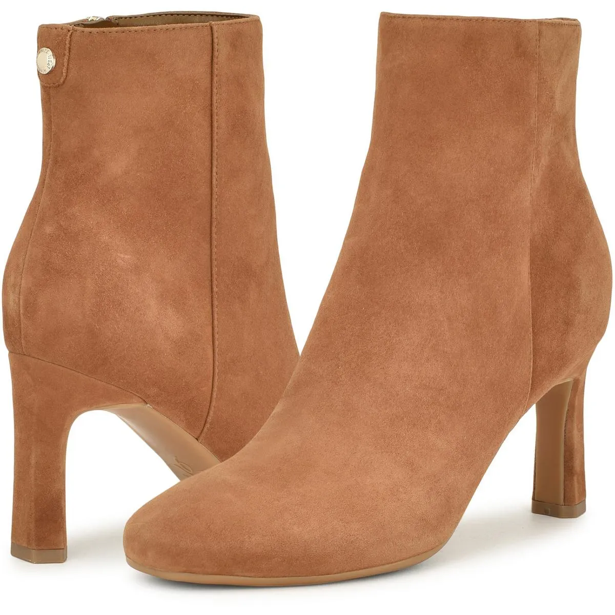 Nance 9X9 Womens Faux Leather Dressy Ankle Boots