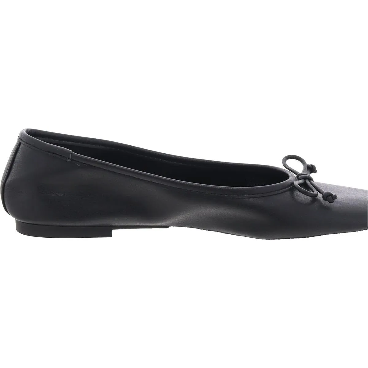 Naomiep Womens Faux Leather Slip On Ballet Flats