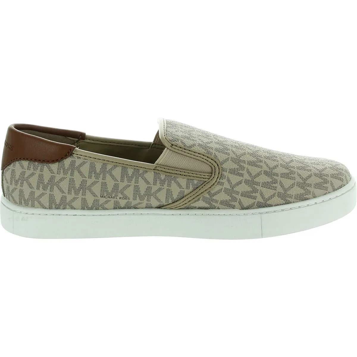 Nate Mens Monogram Faux Leather Loafers