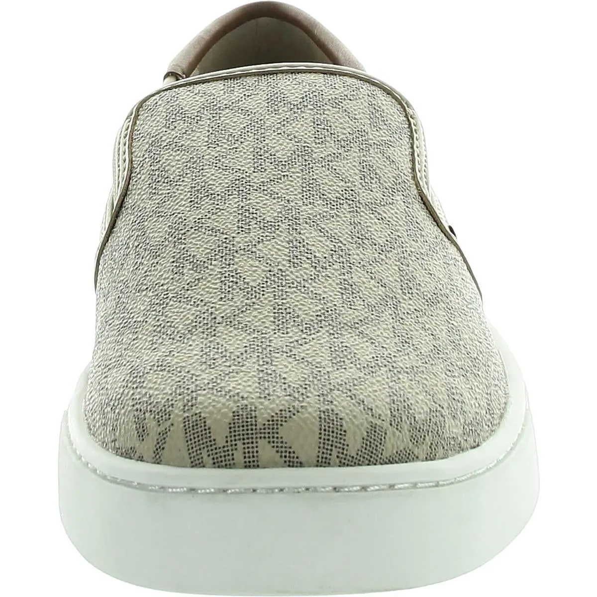 Nate Mens Monogram Faux Leather Loafers