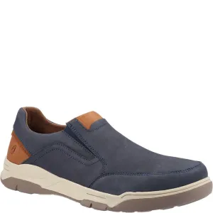 Navy/Tan Fletcher Slip-On Shoes