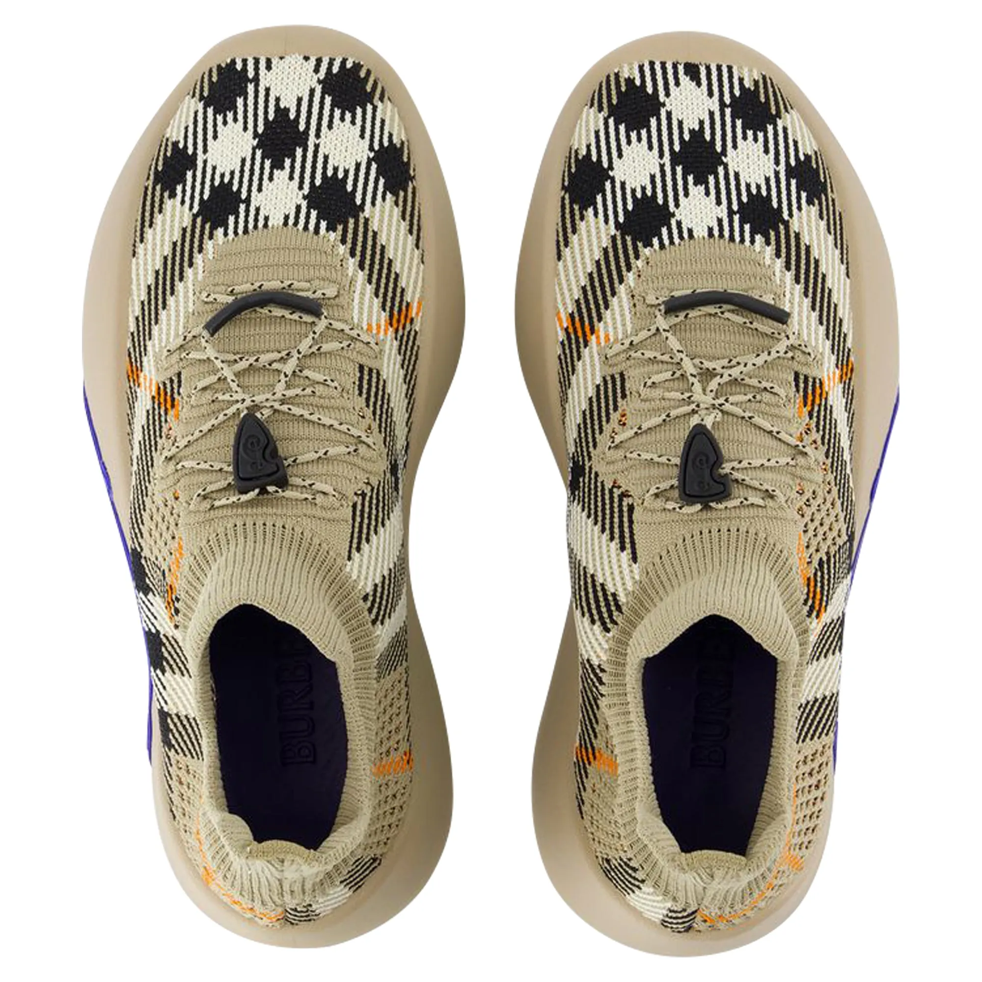 Neptune Sneakers - Burberry - Nylon - Beige