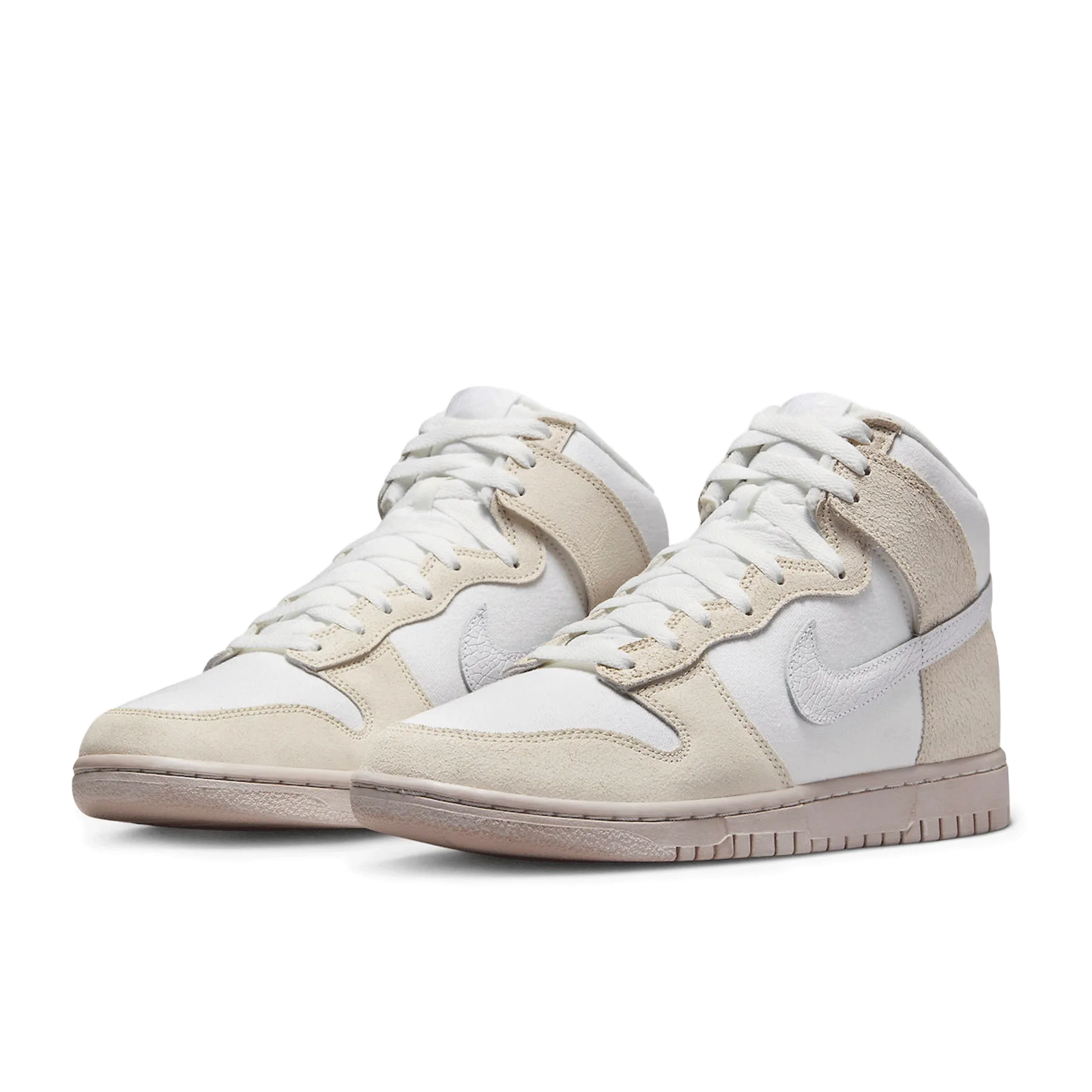Nike Dunk High Retro PRM Cracked Leather Swoosh
