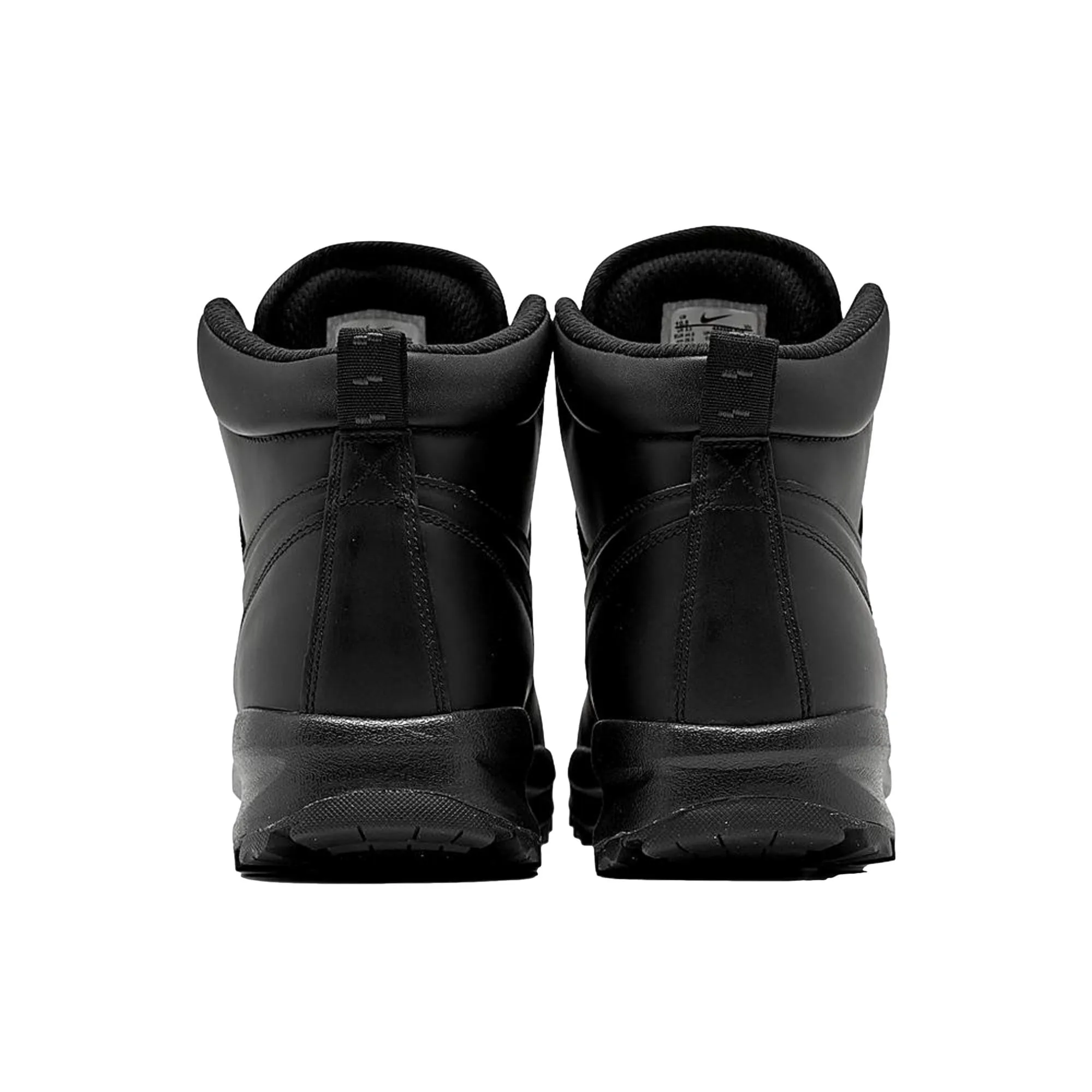 Nike Manoa Leather Black/Black-Black  454350-003 Men's