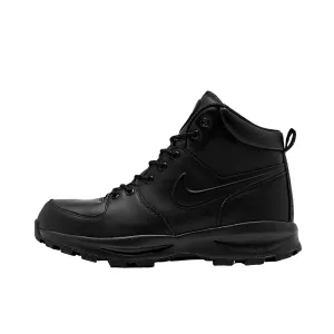 Nike Manoa Leather Black/Black-Black  454350-003 Men's