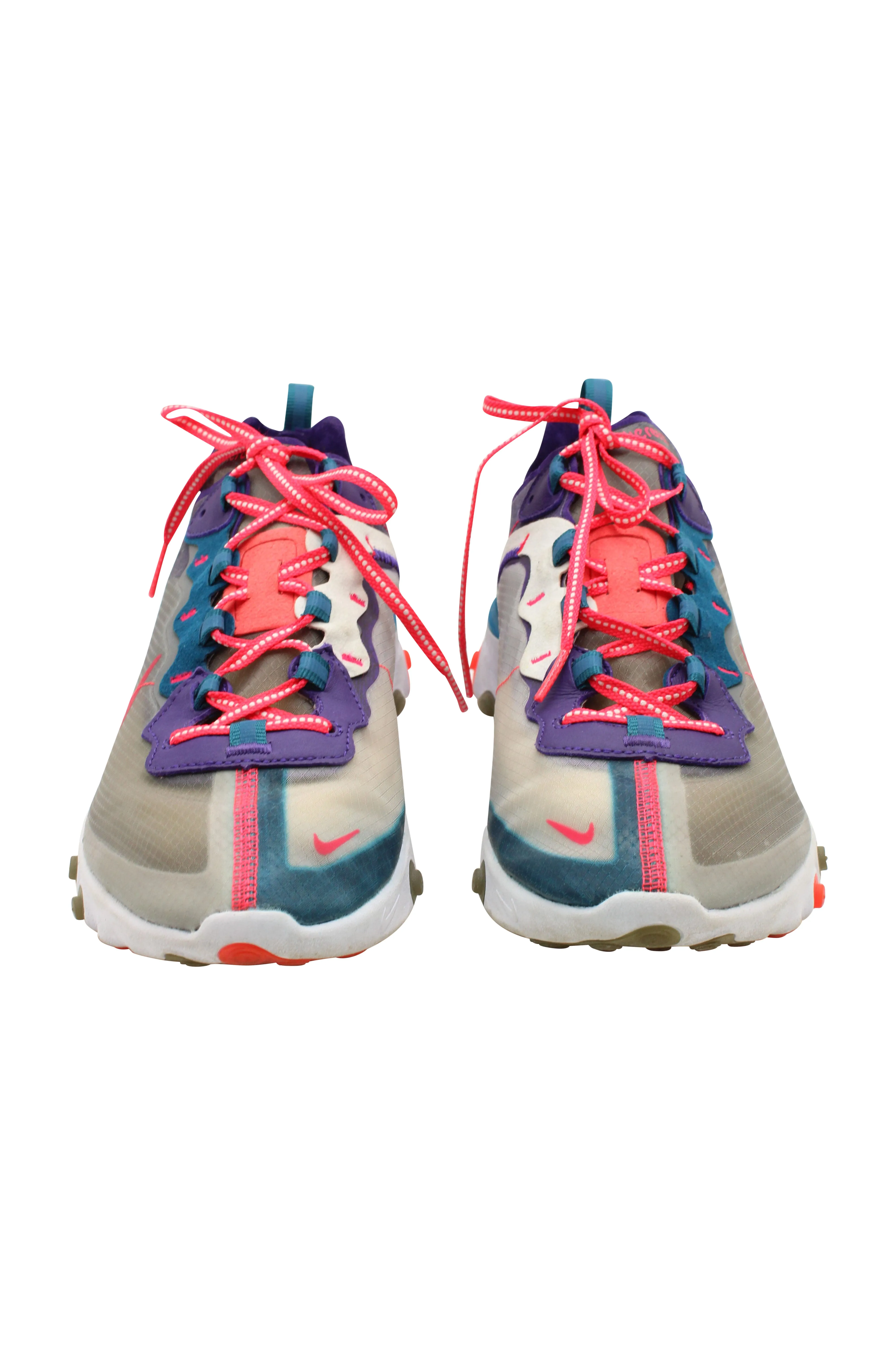 Nike React Element 87 Sneakers in Red Orbit Synthetic