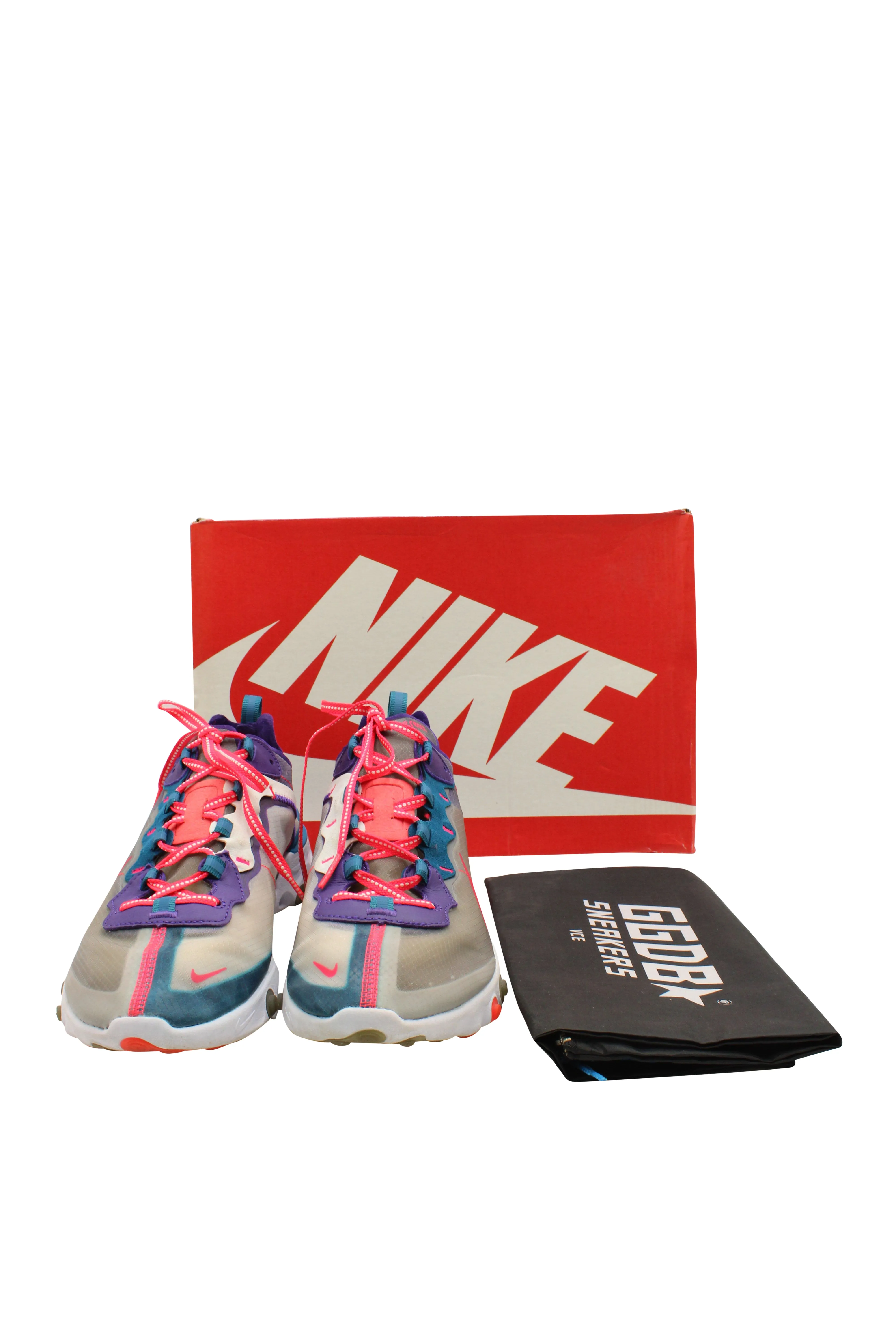 Nike React Element 87 Sneakers in Red Orbit Synthetic