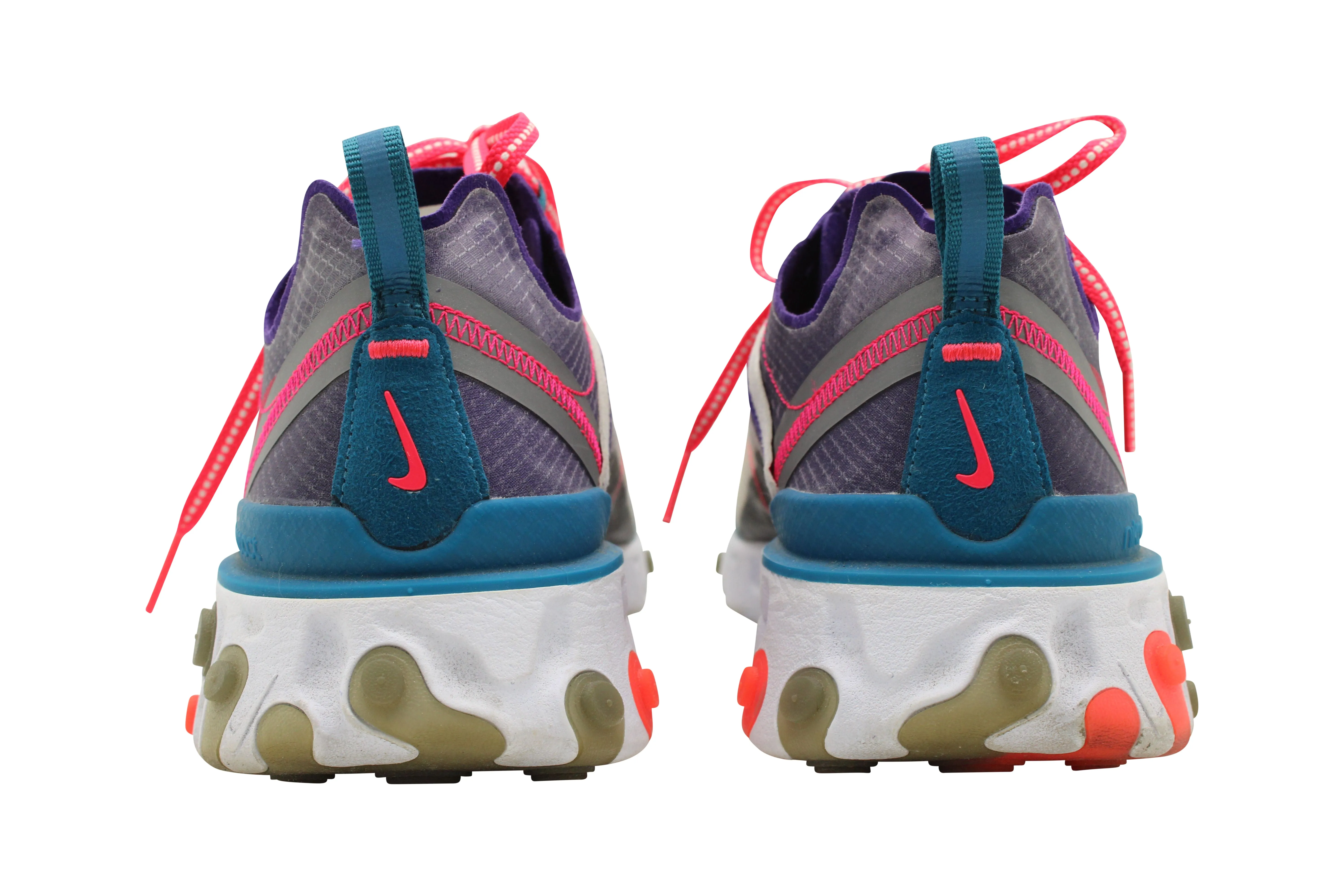 Nike React Element 87 Sneakers in Red Orbit Synthetic