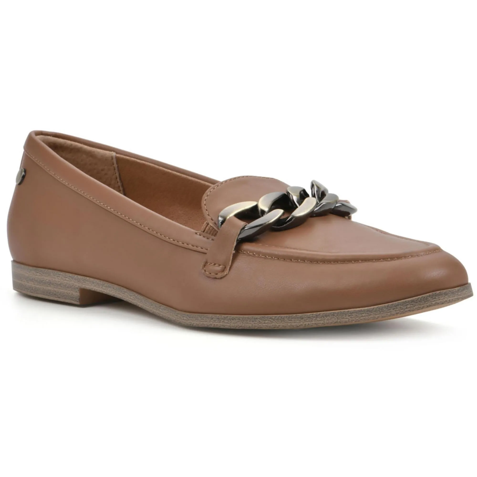 NOBLES 2 Womens Slip On Almond Toe Loafers