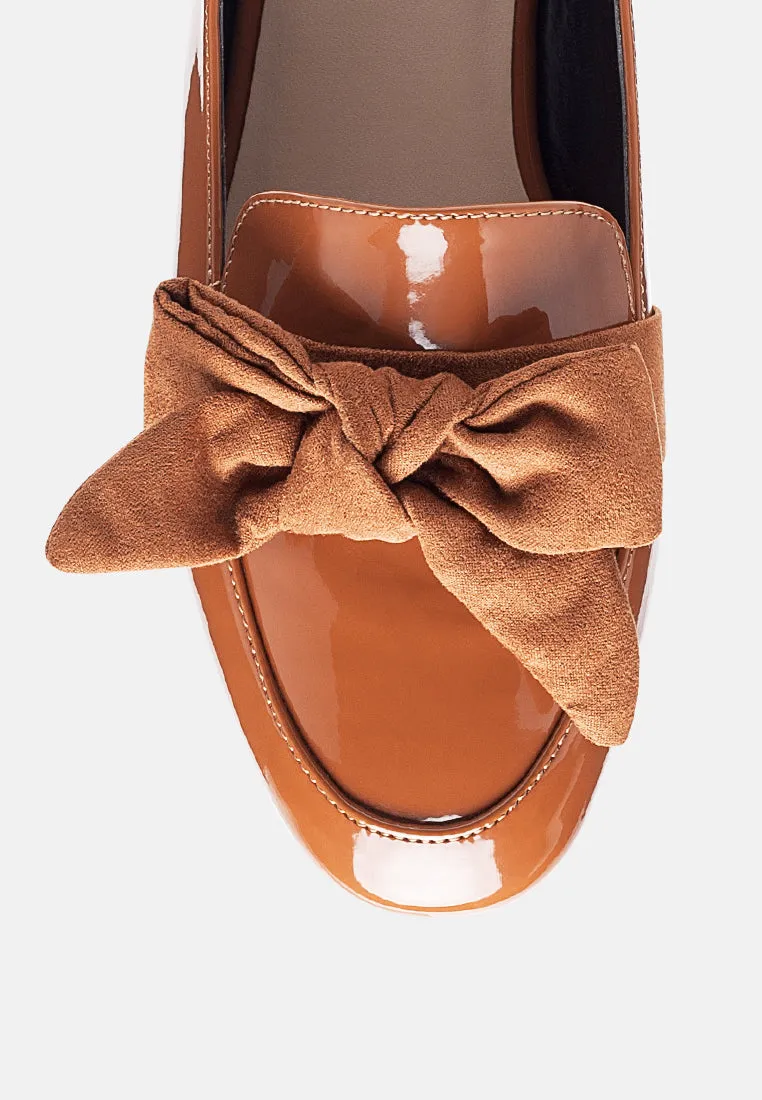 pecan pie casual walking bow loafers