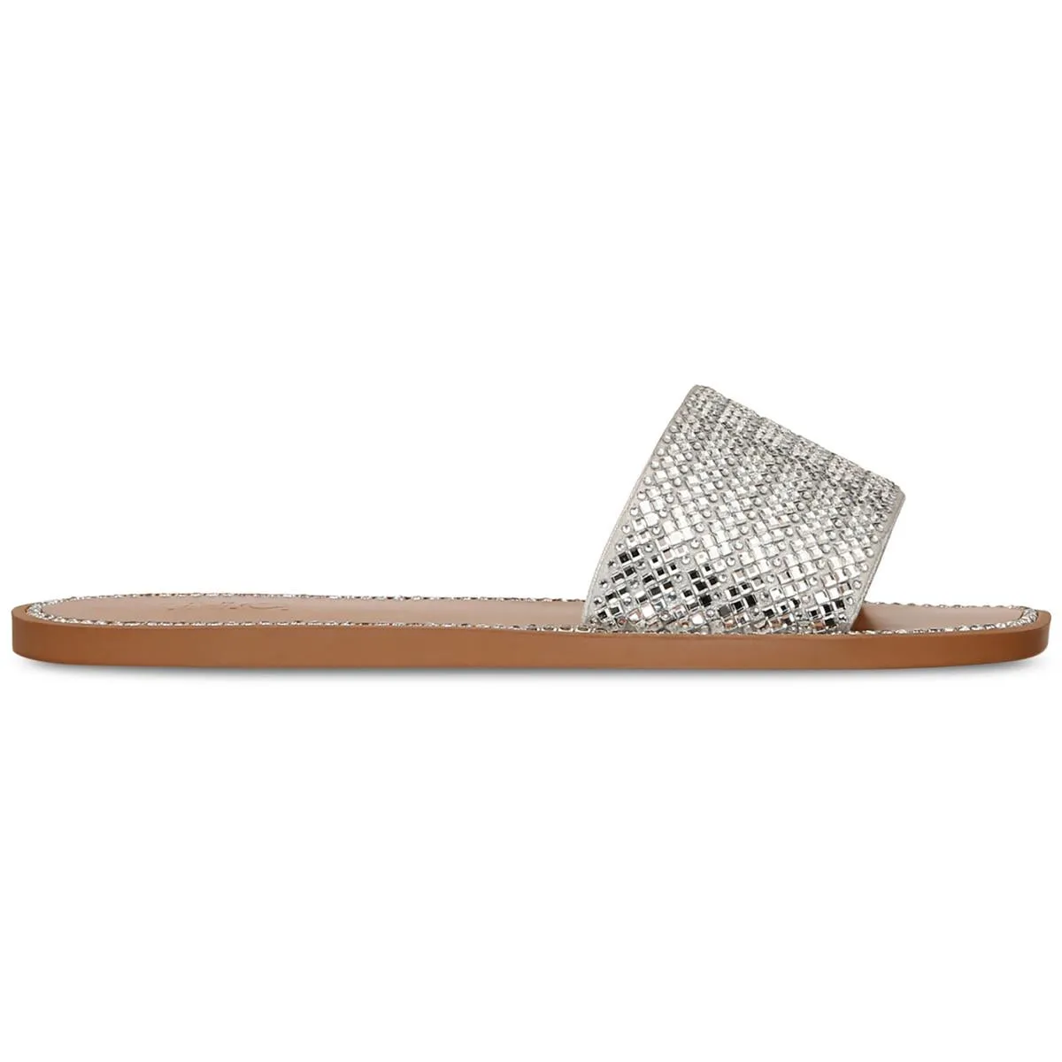 Pelle 2 F Womens Chain Slip On Slide Sandals