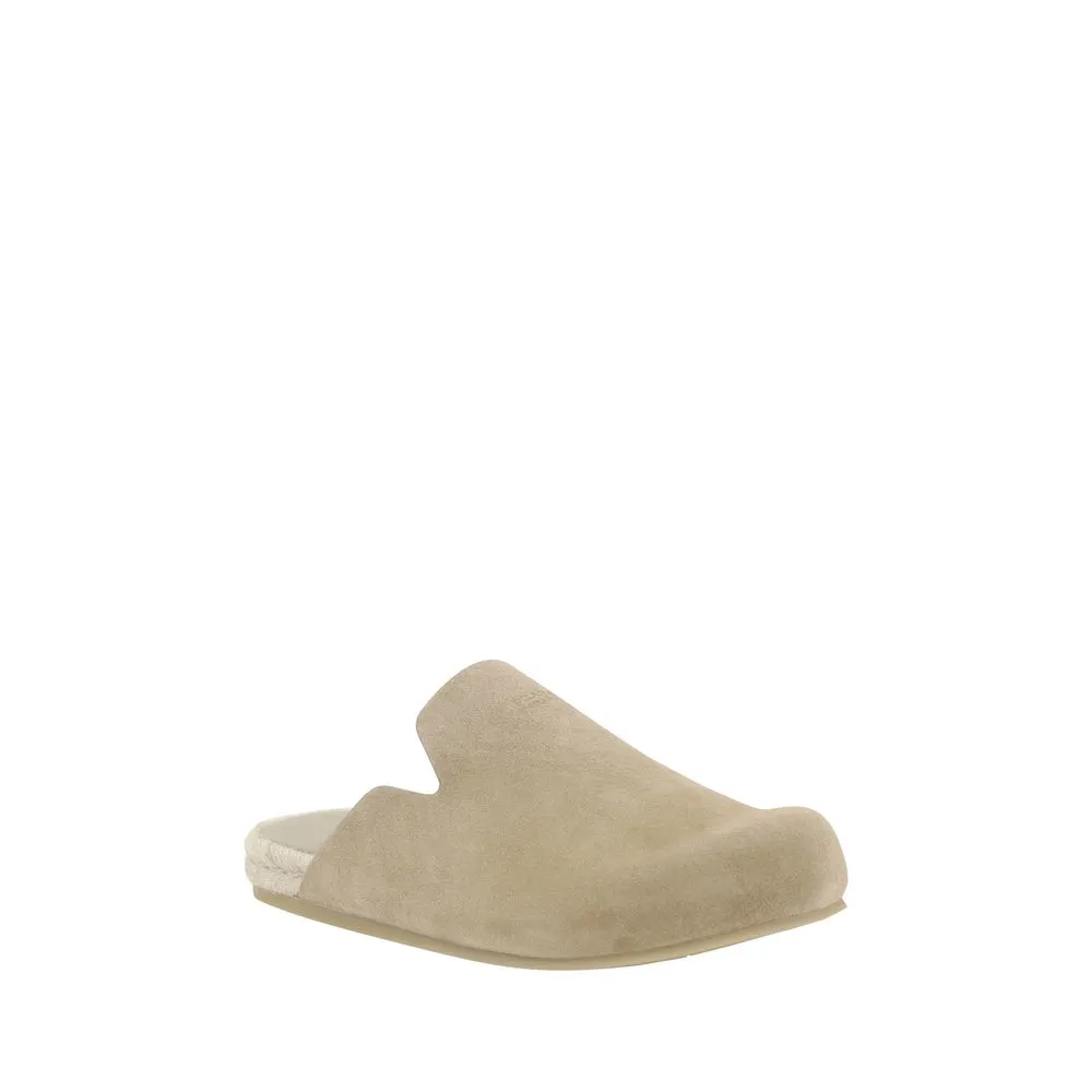 Prada Suede leather Men's Sabots