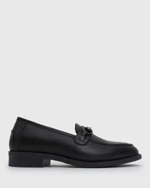 PRE-ORDER ROMY Leather Round Toe Loafers