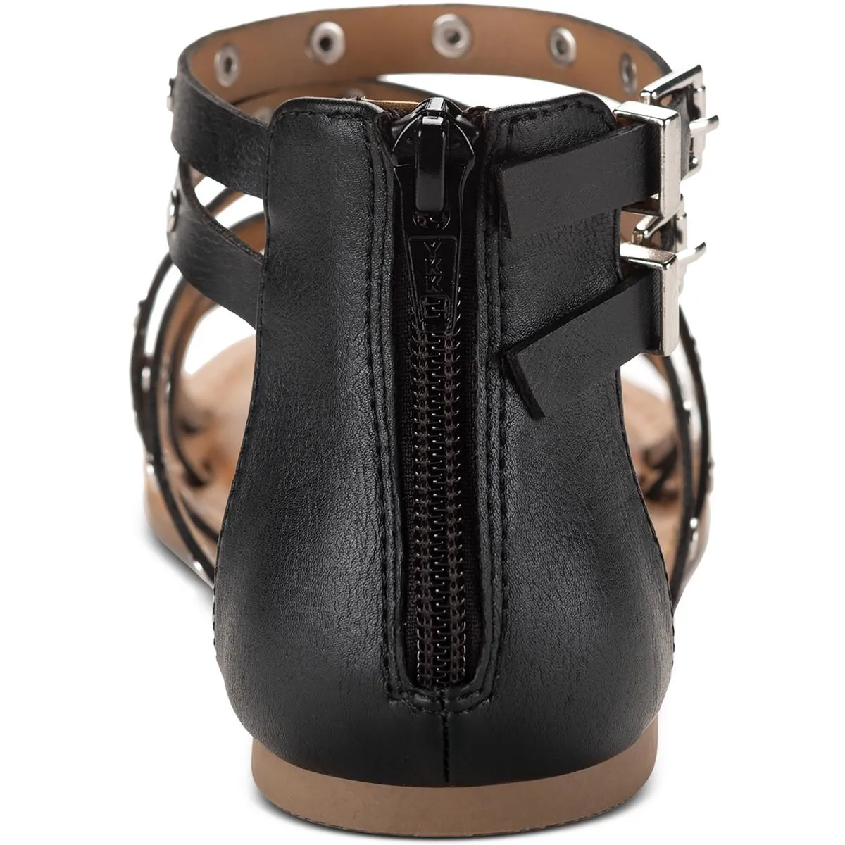 RACHAELL Womens Shining studs Crisscross Gladiator Sandals