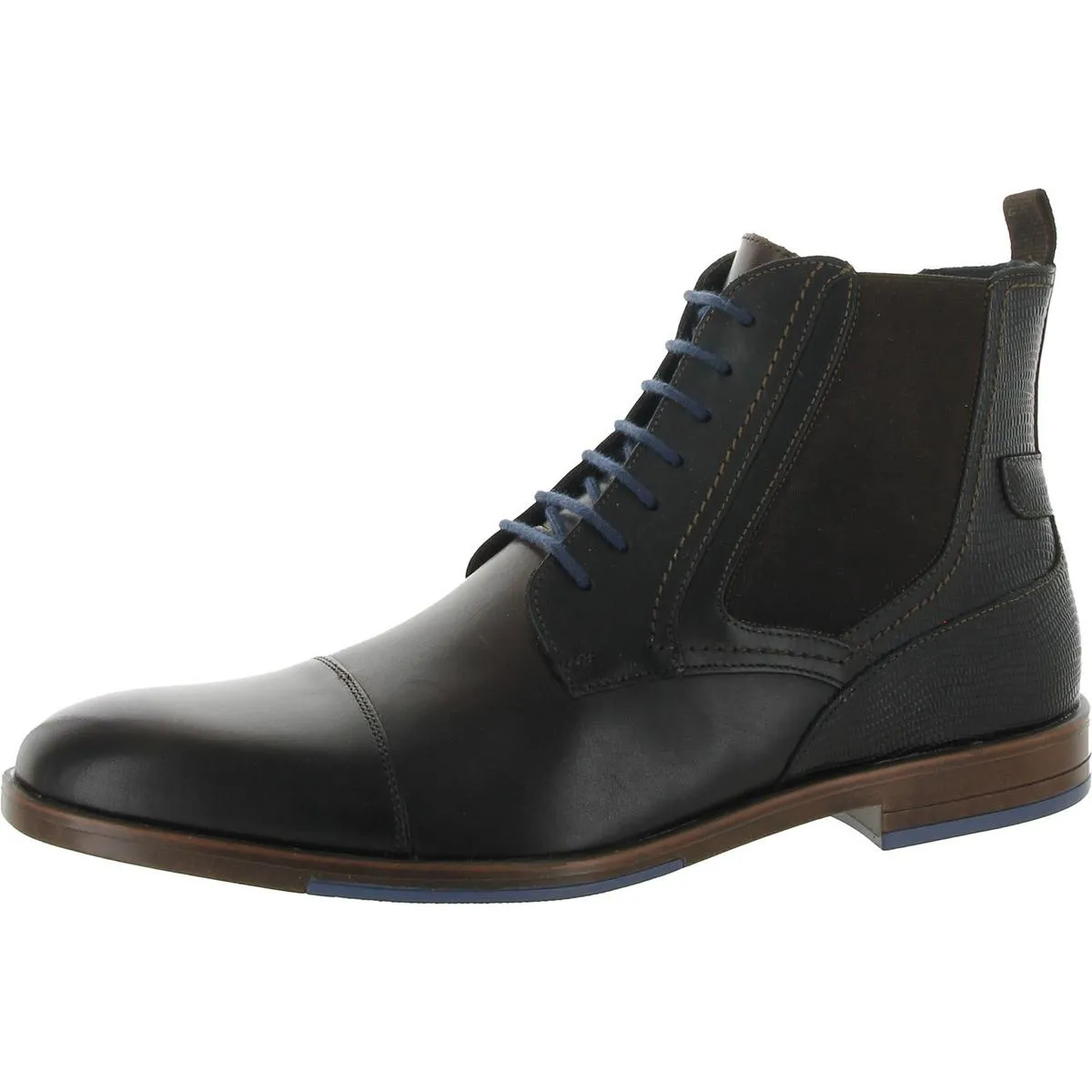 Rafferty  Mens Leather Lace-Up Chelsea Boots